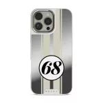 Classic Racing - iPhone 16 Pro Case, Elite Mirror Light (MagSafe) / Silver