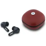 BMW Leather Metal Logo ENC TWS Headphones