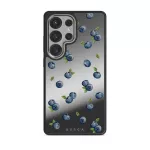 Blueberry Muffin - Samsung Galaxy S25 Ultra Case, Elite Mirror Dark (Magnetic) / Silver