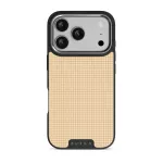 Linen - iPhone 17 Pro Case, Elite Dark (MagSafe) / Silver