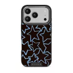 Stardust - iPhone 17 Pro Case, Elite Dark (MagSafe) / Silver