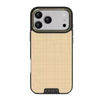 Linen - iPhone 17 Pro Max Case, Elite Dark (MagSafe) / Gold