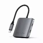 USB Hub Satechi USB-C 4-port + PD Space Grey