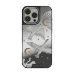 Star Crossed - iPhone 16 Pro Max Case, Elite Mirror Dark (MagSafe) / Silver