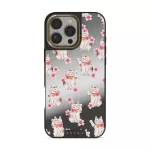 Maneki Neko - iPhone 16 Pro Max Case, Elite Mirror Dark (MagSafe) / Gold