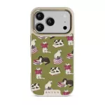 Curious Cat - iPhone 17 Pro Case, Elite Light (MagSafe) / Gold