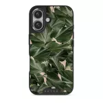 So Lush - Bannana Leaves iPhone 16 Case, Elite Dark (MagSafe) / Gunmetal