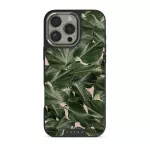 So Lush - Bannana Leaves iPhone 16 Pro Max Case, Elite Dark (MagSafe) / Silver