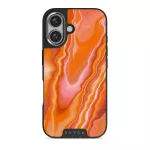 Retro Glow - iPhone 16 Case, Elite Dark (MagSafe) / Silver