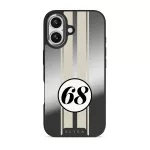 Classic Racing - iPhone 17 Case, Elite Mirror Dark (MagSafe) / Silver
