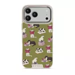 Curious Cat - iPhone 17 Pro Max Case, Elite Light (MagSafe) / Silver