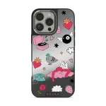 Side Quest - iPhone 16 Pro Case, Elite Mirror Dark (MagSafe) / Silver