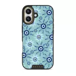 Blue Gaze - iPhone 17 Case, Elite Dark (MagSafe) / Gold