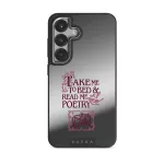 Read Me - Samsung Galaxy S25 Case, Elite Mirror Dark (Magnetic) / Silver