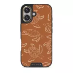 Earth Shell - iPhone 16 Plus Case, Elite Dark (MagSafe) / Gold