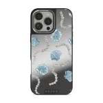 Nerida - iPhone 16 Pro Max Case, Elite Mirror Dark (MagSafe) / Silver