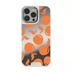 Peach Fuzz - iPhone 16 Pro Max Case, Elite Mirror Light (MagSafe) / Silver