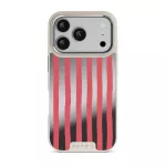 Pomegranate - iPhone 17 Pro Case, Elite Mirror Light (MagSafe) / Silver