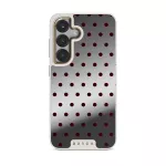 Red Velvet - Samsung Galaxy S25 Case, Elite Mirror Light (Magnetic) / Gold