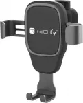 &bdquo;Techly&ldquo; gravitacinis automobilinis telefono laikiklis, skirtas montuoti ant grotelių / prietaisų skydelio