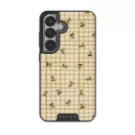 Honeycomb - Samsung Galaxy S25 Plus Case, Elite Dark (Magnetic) / Silver