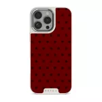 Red Velvet - iPhone 16 Pro Case, Elite Light (MagSafe) / Silver