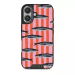 Del Mar - iPhone 16 Case, Elite Dark (MagSafe) / Silver