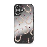 Lucky Charm - iPhone 16 Case, Elite Mirror Dark (MagSafe) / Silver