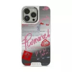 Library Card - iPhone 16 Pro Max Case, Elite Mirror Light (MagSafe) / Silver