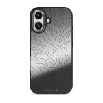 Wild Terrain - Minimalist iPhone 17 Case, Elite Mirror Dark (MagSafe) / Silver