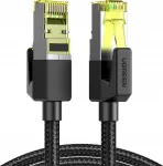 &bdquo;Ugreen NW150&ldquo; apipintas RJ45 tinklo kabelis, Cat.7, F/FTP, juodas, 10 m (30791)