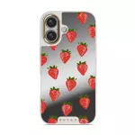 Strawberry Girl - iPhone 16 Case, Elite Mirror Light (MagSafe) / Gold