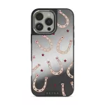 Lucky Charm - iPhone 16 Pro Case, Elite Mirror Dark (MagSafe) / Silver