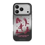 Inner Demons - iPhone 17 Pro Case, Elite Mirror Dark (MagSafe) / Silver