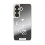 City Lights - Samsung Galaxy S25 Case, Elite Mirror Light (Magnetic) / Gold