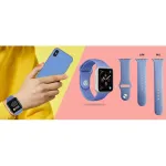 Silikoninė apyrankė PURO ICON skirta Apple Watch, juoda / AW40ICONBLK