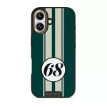 Classic Racing - iPhone 17 Case, Elite Dark (MagSafe) / Gold