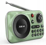 AKAI ne&scaron;iojamasis radijas APR-500, žalias