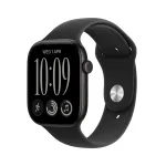 I&scaron;manusis laikrodis Apple Watch Series 12 GPS + Cellular 42mm Black Aluminium Case with Black Sport Band - M/L MJG14ET/A