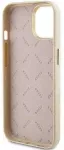 "Glitter Glossy Script iPhone 15" Light Gold