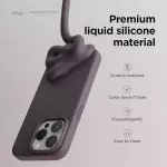 &bdquo;Mink&scaron;tas silikoninis &bdquo;iPhone 15 Pro&ldquo; dėklas&ldquo; &ndash; violetinis