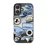 Finish Line - iPhone 16 Case, Elite Mirror Dark (MagSafe) / Gunmetal
