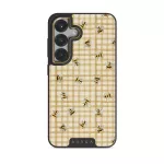 Honeycomb - Samsung Galaxy S25 Case, Elite Dark (Magnetic) / Gold