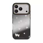 Love Notes - iPhone 17 Pro Case, Elite Mirror Dark (MagSafe) / Gold