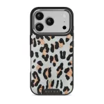 Baby Leo - Leopard iPhone 17 Pro Case, Elite Dark (MagSafe) / Silver