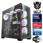 INTOP AQUA Ultra 5 250KF Plus 32GB DDR5 1TB SSD M.2 NVME RX9060XT 16GB WiFi WIN11Pro
