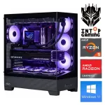 INTOP Ryzen 5 7500F 64GB DDR5 1TB SSD M.2 NVME+2TB RX9060XT 16GB WIN11Pro