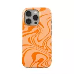 High Vibrations - Color Swirl iPhone 16 Pro Case, Elite Mirror Light (MagSafe) / Gold