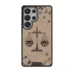 Libra - Samsung Galaxy S25 Ultra Case, Elite Dark (Magnetic) / Silver / Beige