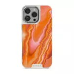 Retro Glow - iPhone 16 Pro Case, Elite Light (MagSafe) / Silver